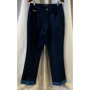 Vtg REVOLT Women's Size 14 Blue Denim High Rise Bootcut Jeans